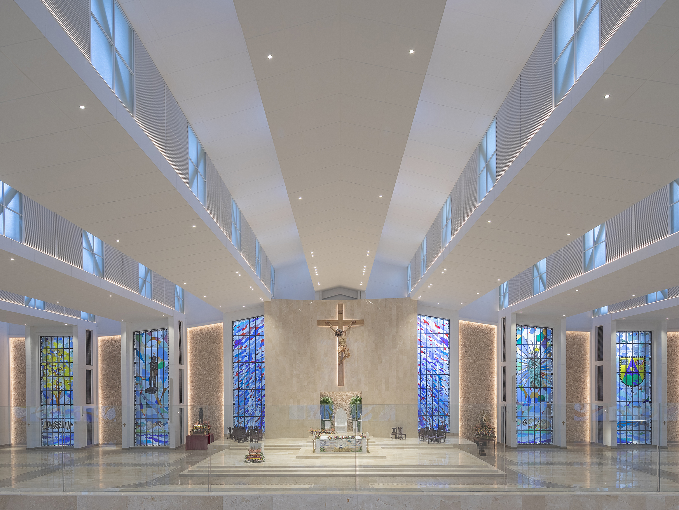 Stained glass Windows for the Cathedral SAINT ECCEHOMO of Valledupar, Cesar, Colombia, South America