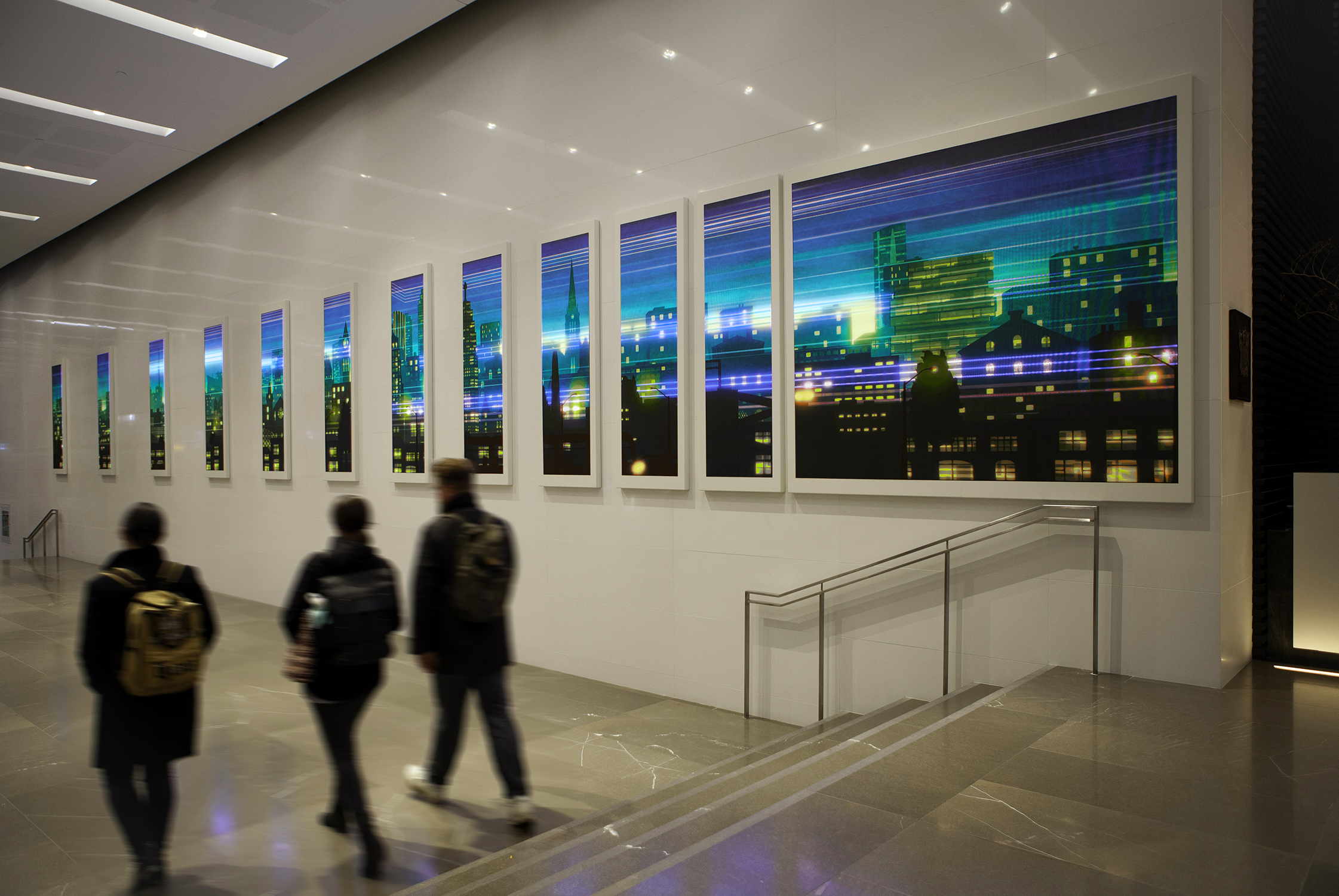 Globe and Mail Centre Interactive Lobby Experience