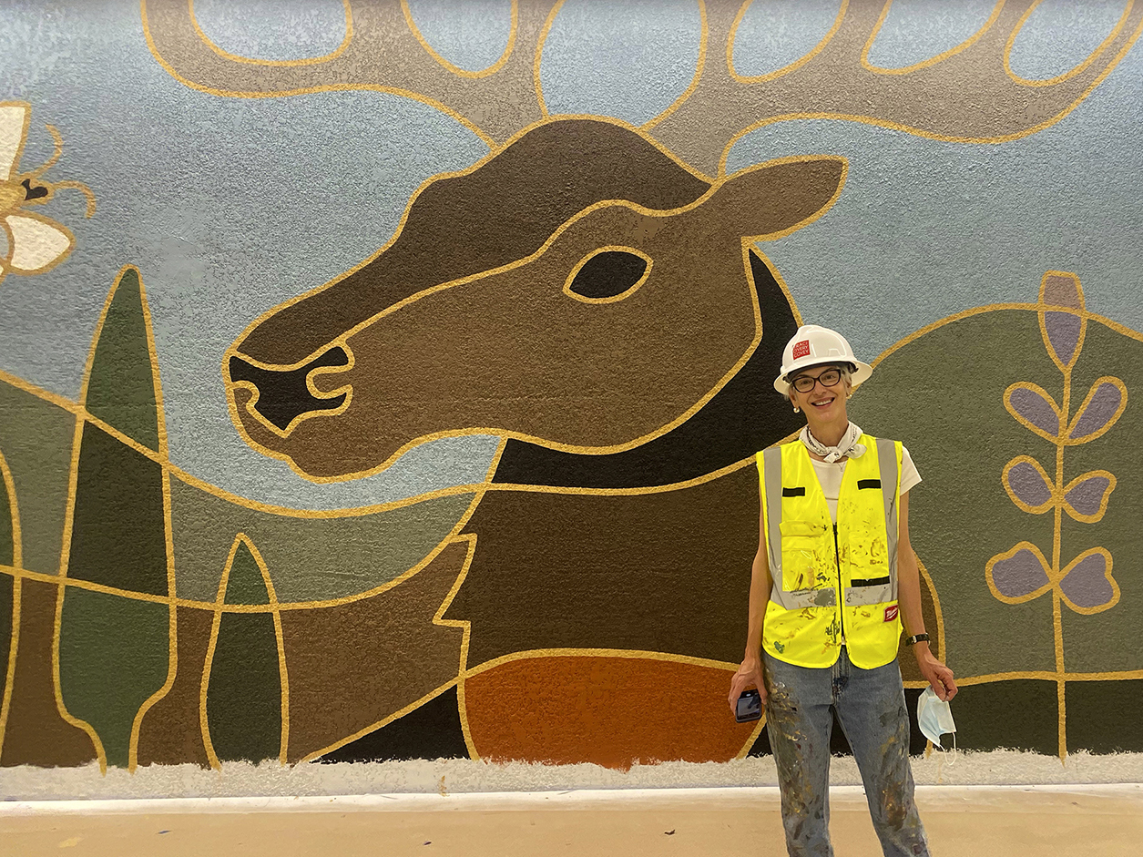 Salt Lake City International Airport Mid-concourse Tunnel Murals