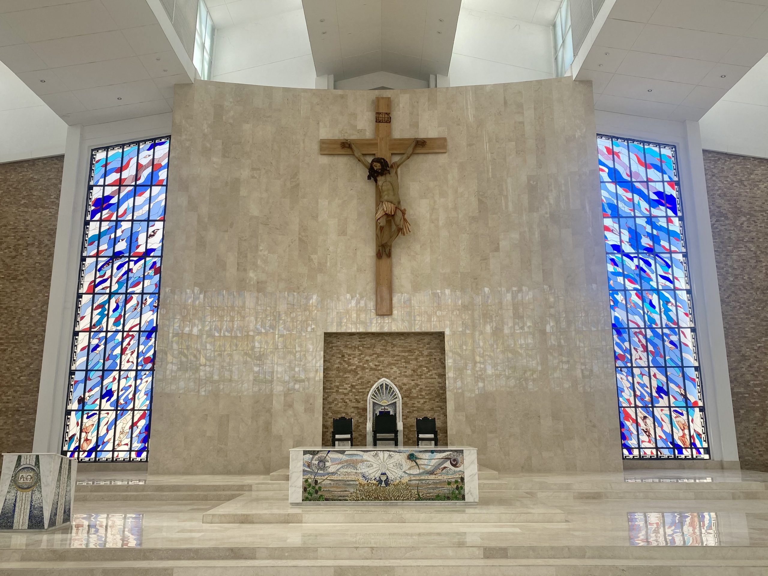 Stained glass Windows for the Cathedral SAINT ECCEHOMO of Valledupar, Cesar, Colombia, South America