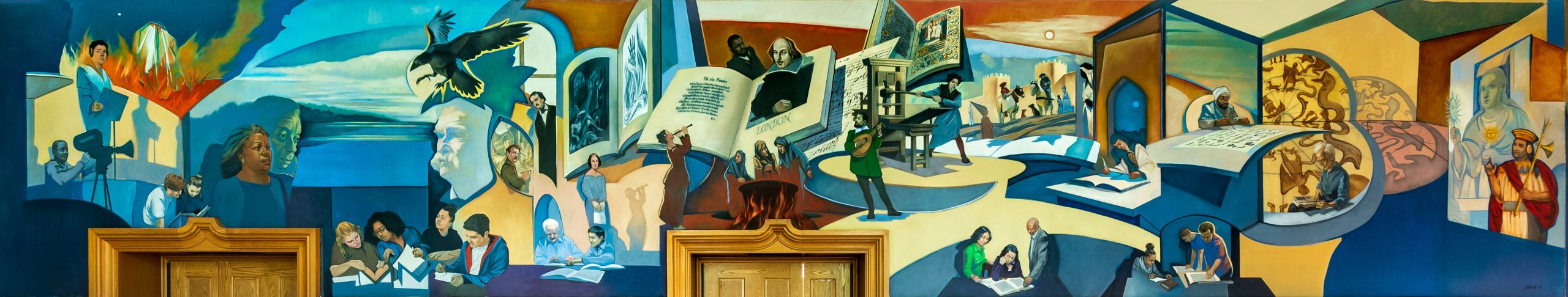 The Lilly Library Bicentennial Murals Project of Indiana University