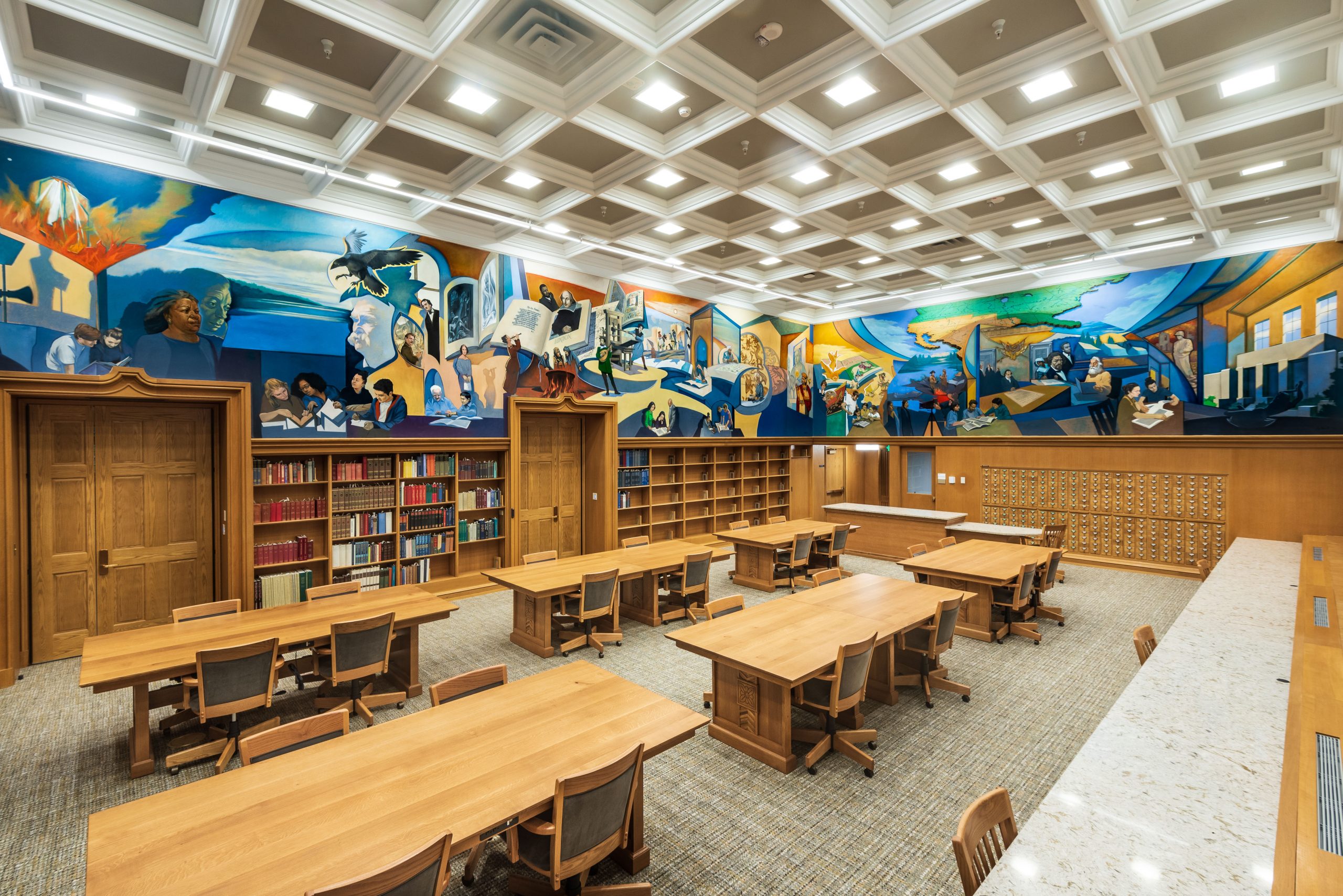 The Lilly Library Bicentennial Murals Project of Indiana University