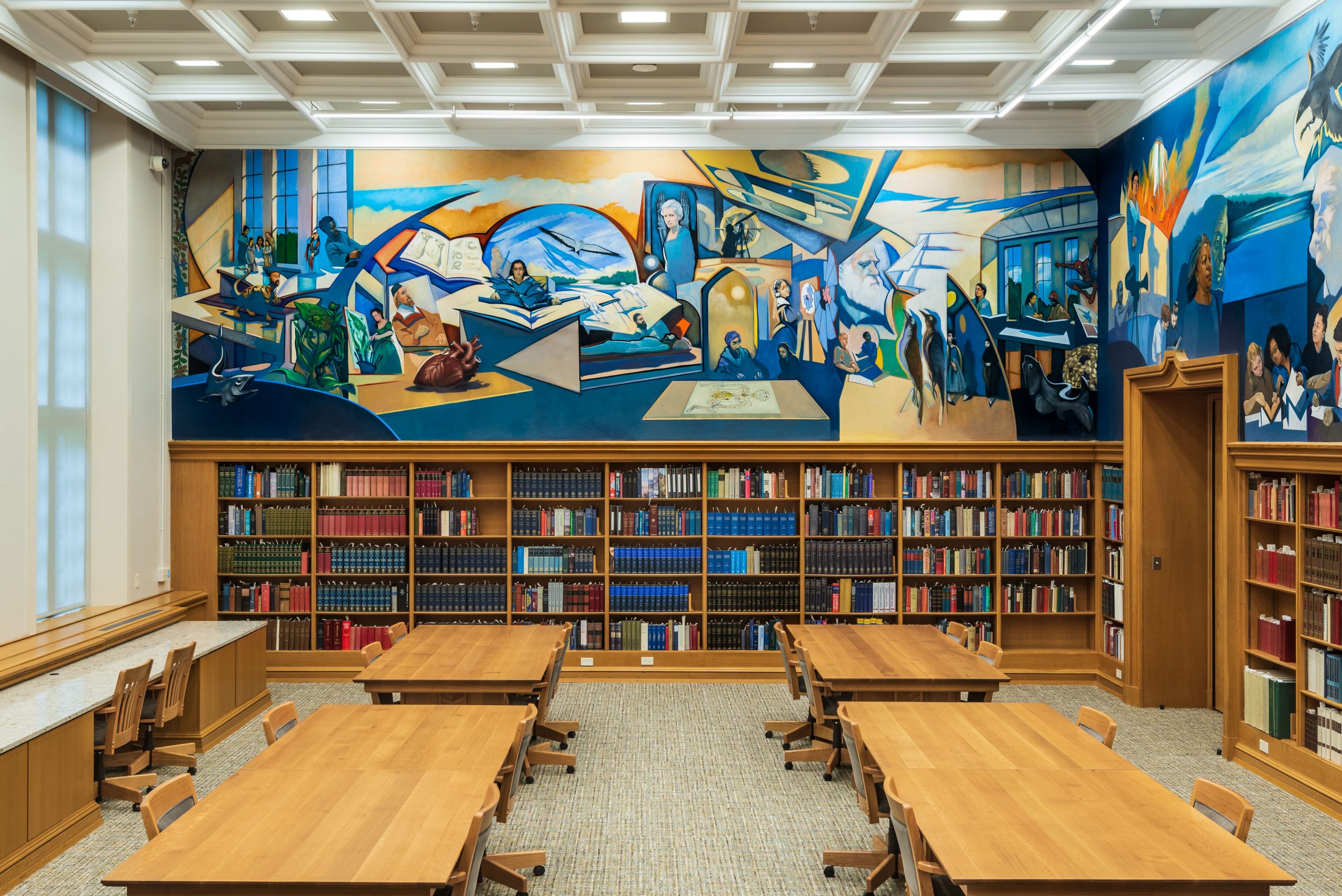 The Lilly Library Bicentennial Murals Project of Indiana University