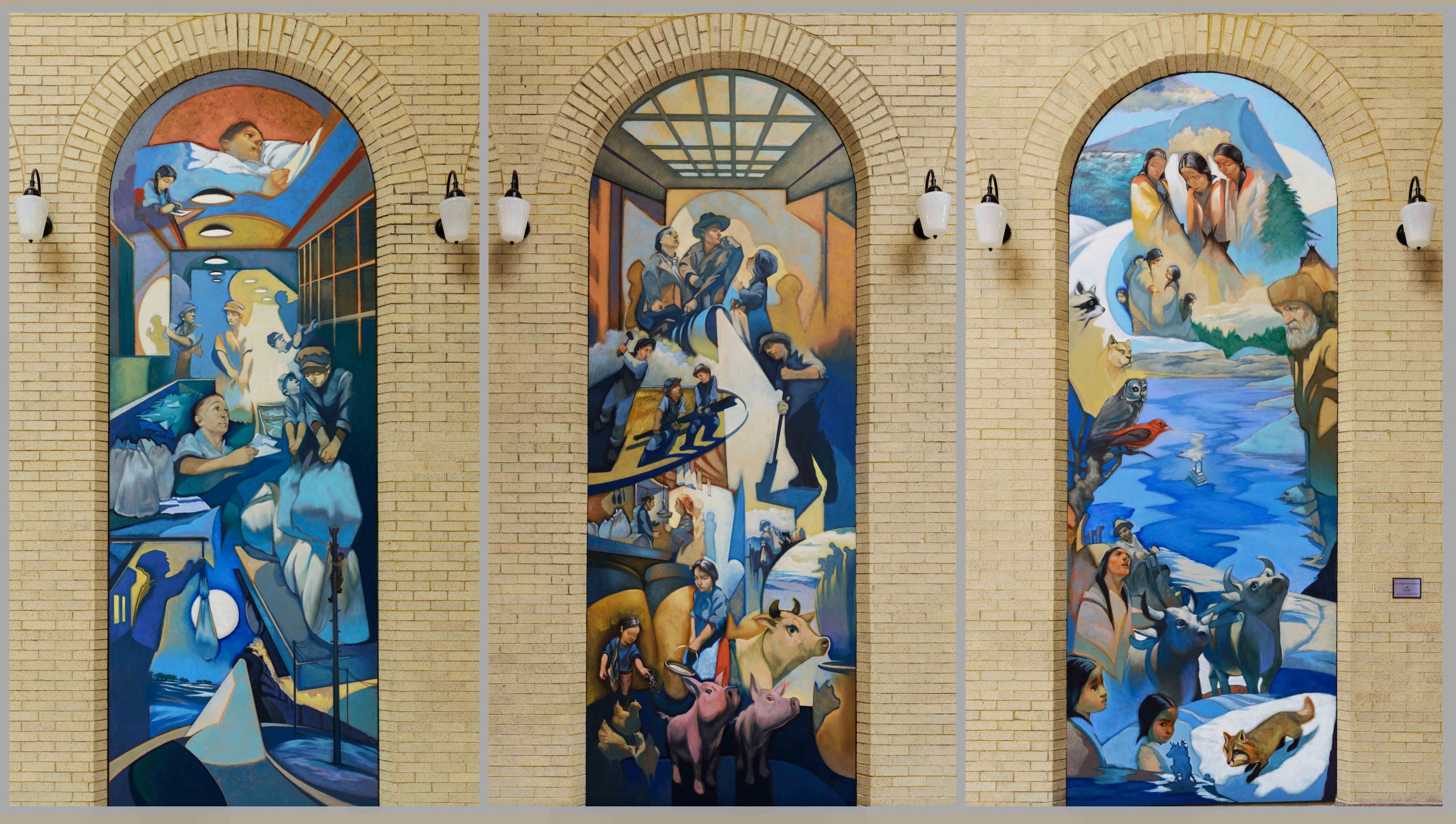 St. Paul Union Depot Murals