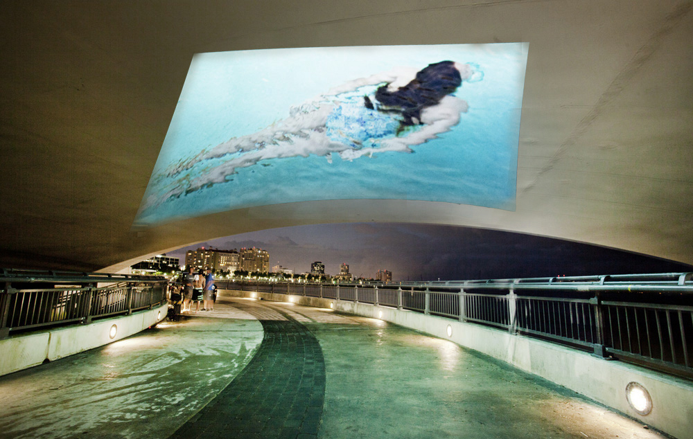 SUBMERGE Public Art Video Installation