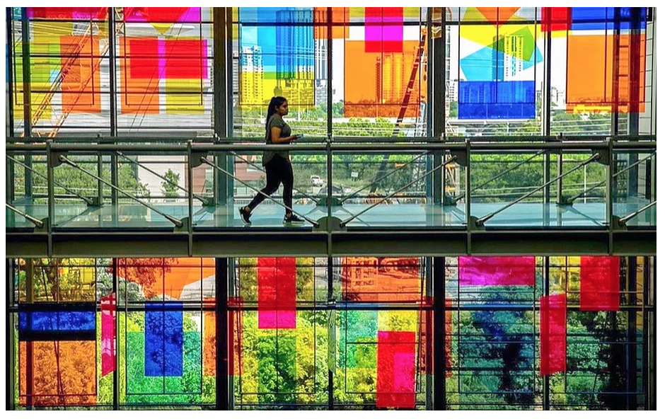 2-Story Window Installation at Austin Central Library