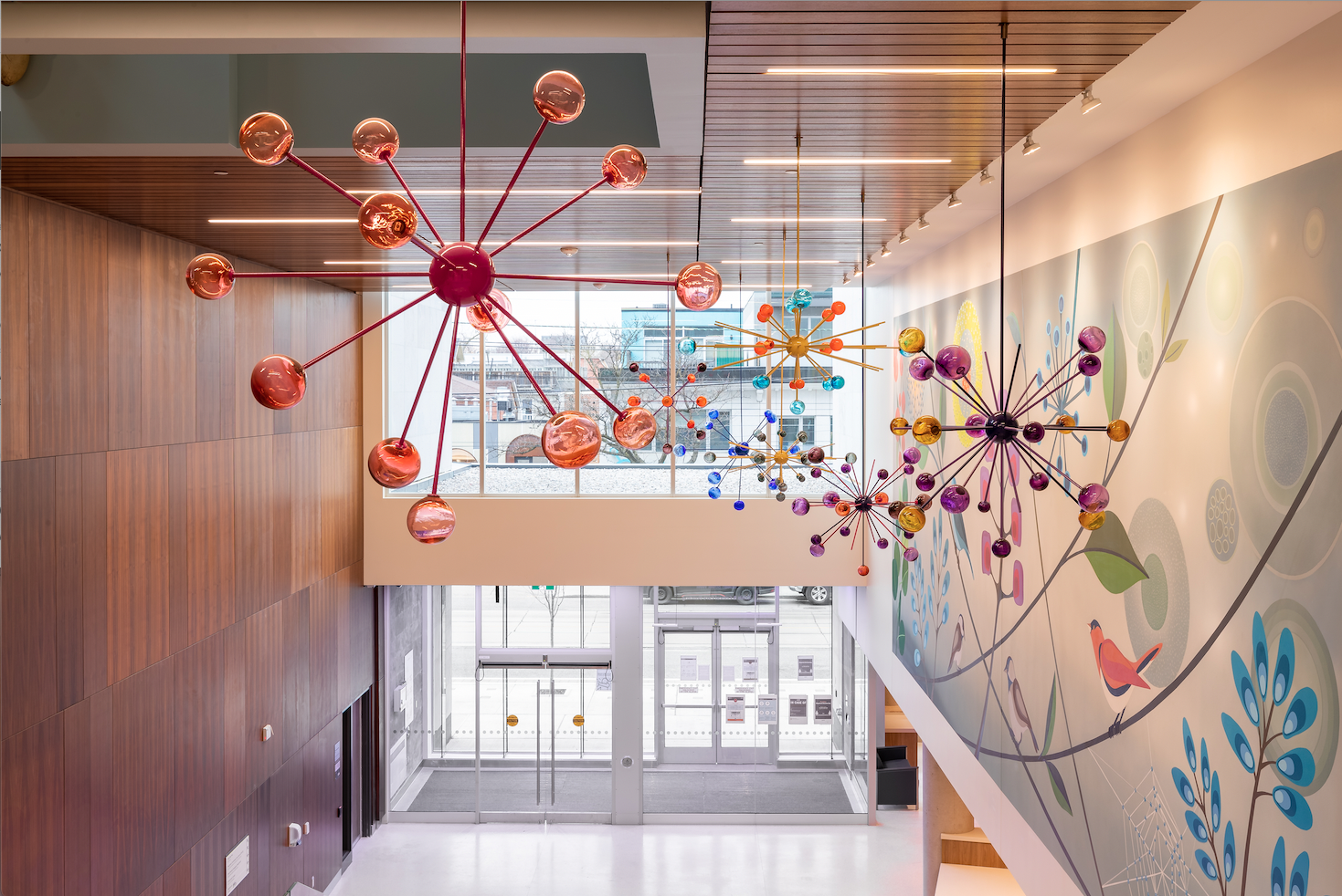 CAMH Glass Art Features