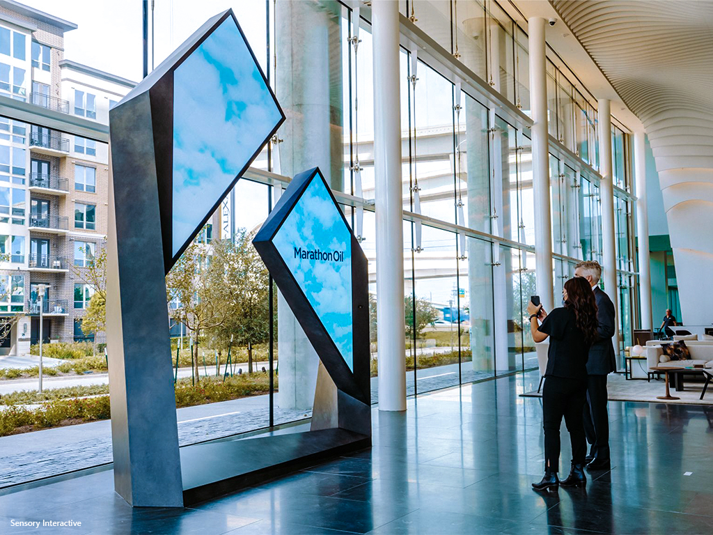 Marathon Oil Lobby Centerpiece