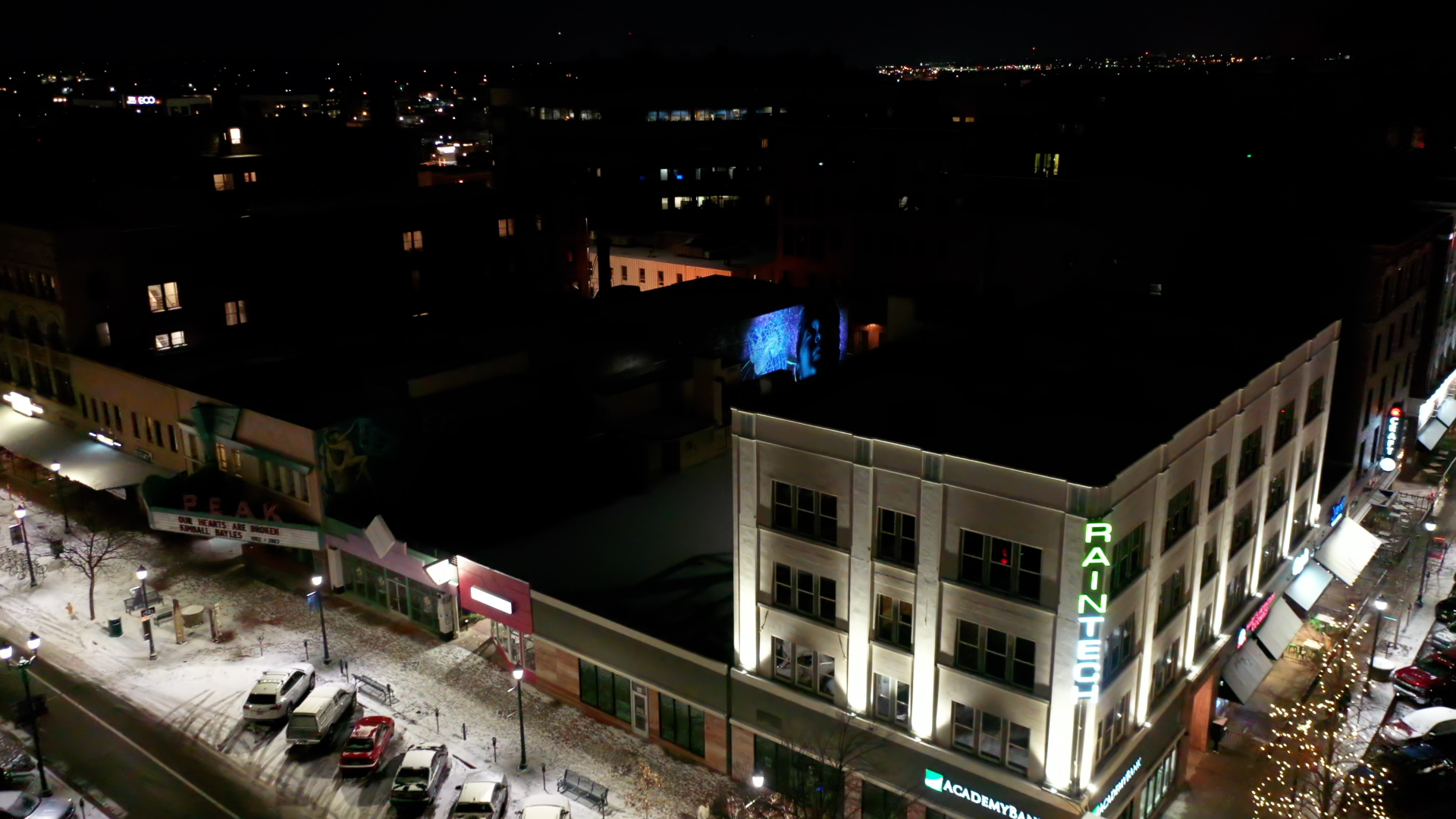 “Mountain Majesty” Projection Mapping Mural in Colorado Springs, USA