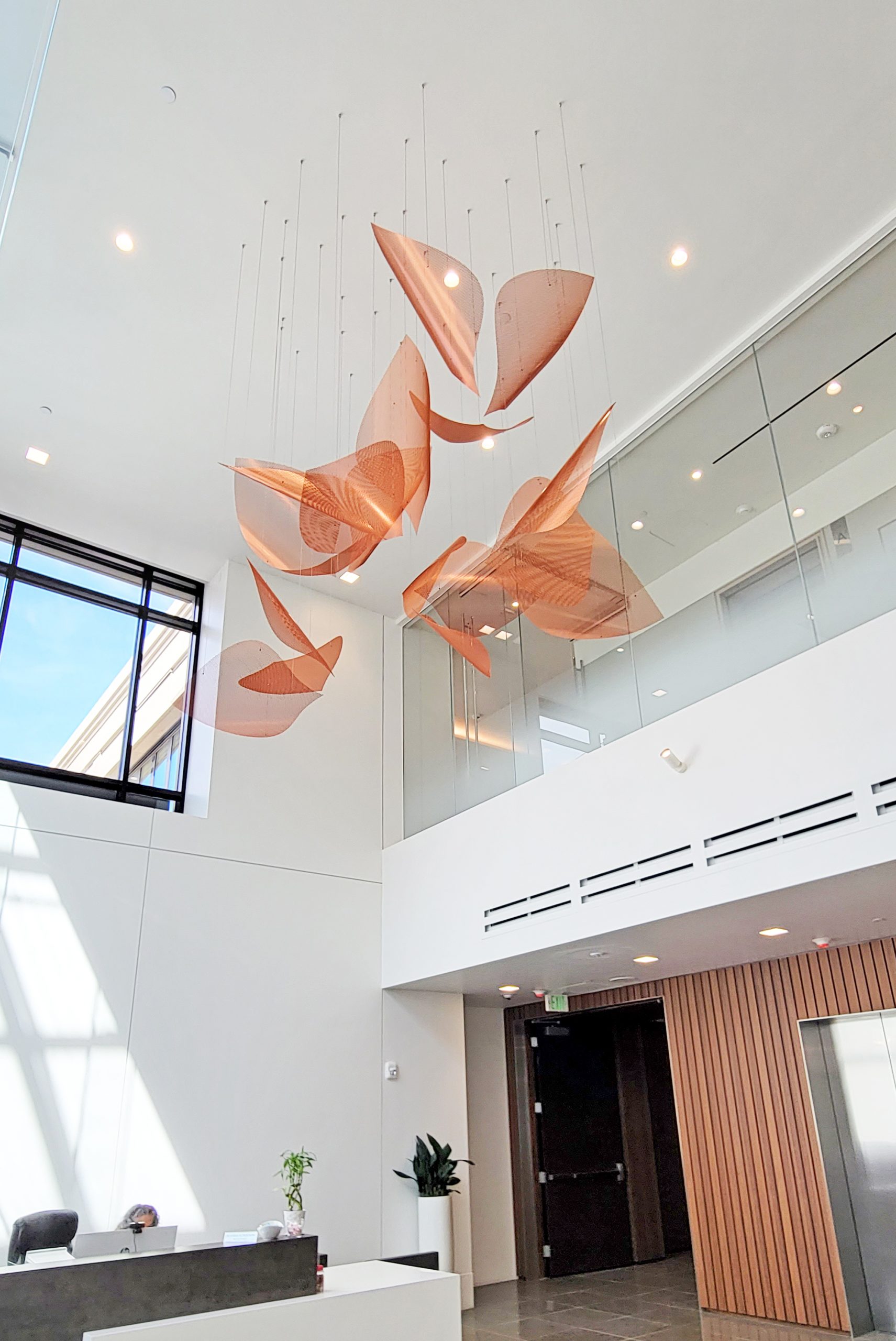 855 Main: Bougainvillea Lobby Sculpture