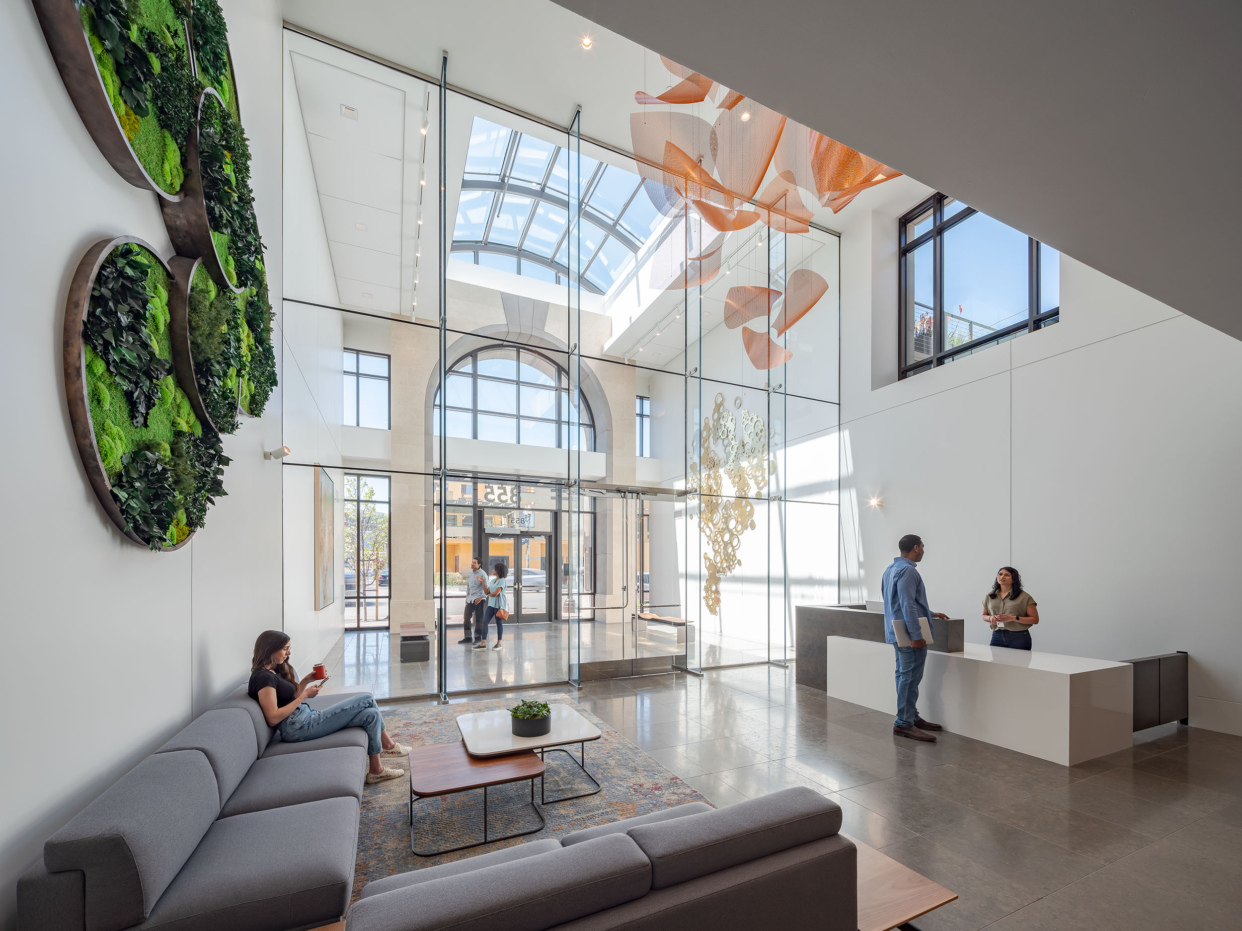 855 Main: Bougainvillea Lobby Sculpture