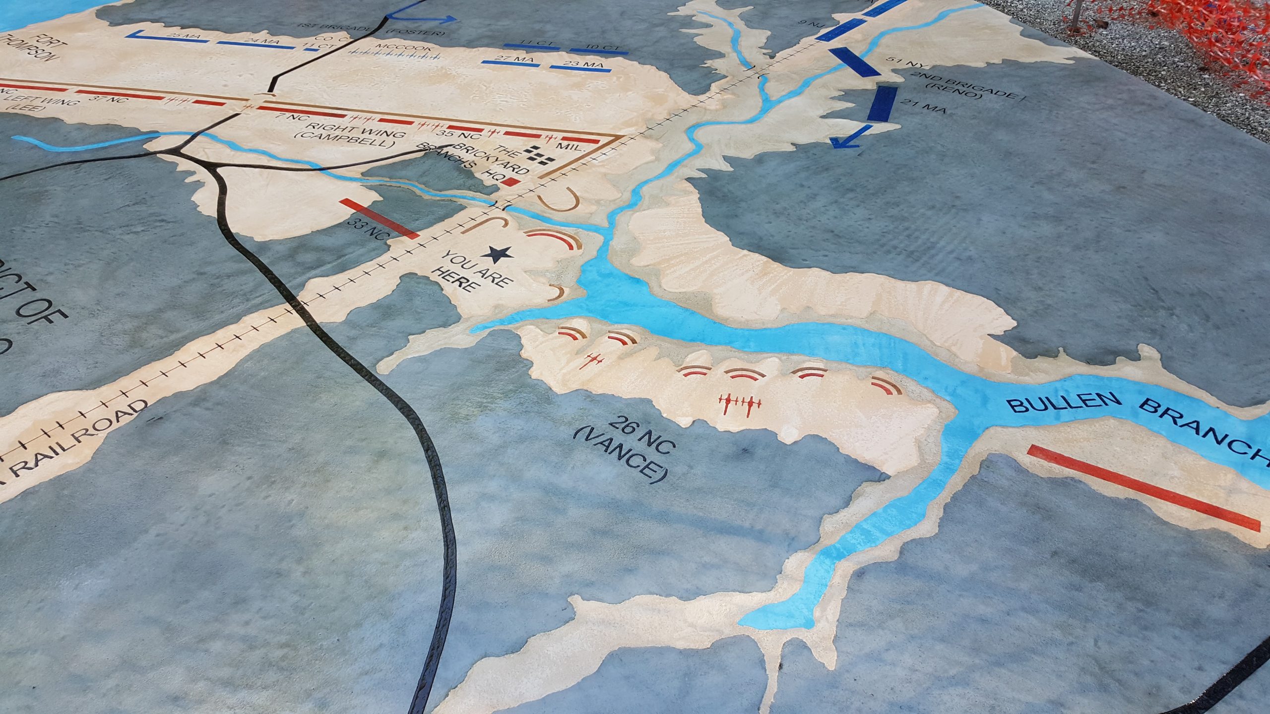 New Bern Battlefield Map